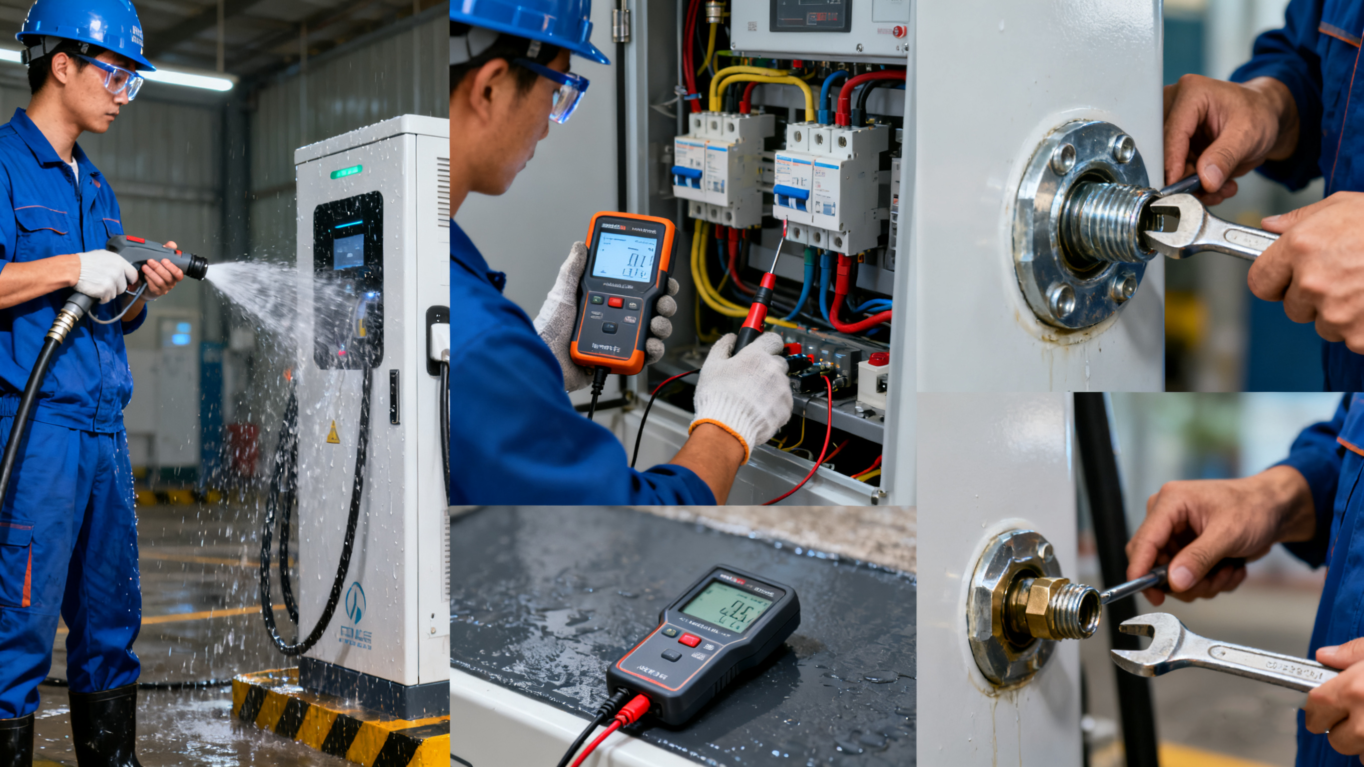 筑牢安全防線：充電樁防水檢測關(guān)鍵技術(shù)及業(yè)疆智能解決方案